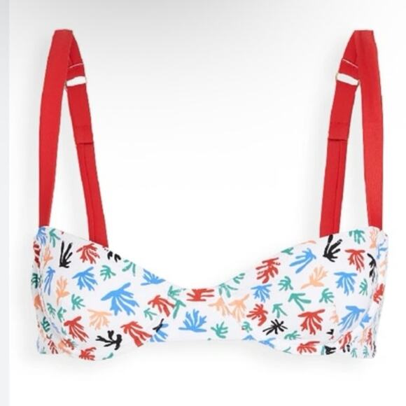 Fisch Saline Underwire Bikini Swim Top XL – Multicolor Print Sustainable - Picture 1 of 6